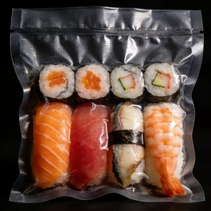 Sıcak Satış Fabrika Fiyatı Özel Paketler Sade Isı Yalıtımlı Şeffaf Pirinç Vakum Naylon Gıda Sınıfı Plastik Düz Poşetler - Product Image 3