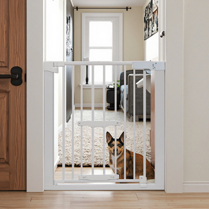 Barrière de sécurité extra large pour bébé, à fermeture automatique, pour escaliers, porte de sécurité pour bébé à fixation par pression, <span class=keywords><strong>portillon</strong></span> de sécurité pour enfant, barrière de sécurité en métal pour bébé - Product Image 5