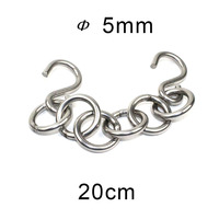 Lot de 5 crochets de débosselage de carrosserie, outil de réparation durable pour bosses et dommages de grêle, chaîne réglable, accessoire automobile