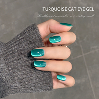 Perles de verre blanches en porcelaine OEM, gel transparent pour œil de chat bouilli à l'eau, gel œil de chat transparent 2025