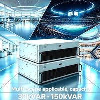 Générateur de puissance réactive statique SVG, utilisé pour la stabilisation du réseau électrique, dispositif de compensation de puissance réactive dynamique 50/60Hz IP20