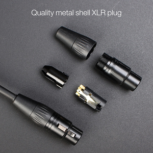 สายแยกสัญญาณ <span class=keywords><strong>XLR</strong></span> รุ่น YC024 สำหรับมืออาชีพ, สาย <span class=keywords><strong>XLR</strong></span> ตัวเมียเป็น <span class=keywords><strong>XLR</strong></span> ตัวผู้ 2 ตัว สำหรับการบันทึกเสียงในสตูดิโอและการแสดงสด - Product Image 4