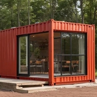 Abri d'urgence à montage facile, maison conteneur portable, durable, imperméable, préfabriquée, modulaire, démontable