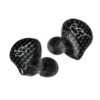 KZ ZST Écouteurs intra-auriculaires à double pilote hybride dynamique 1DD + 1BA Écouteurs filaires colorés avec micro