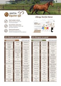 Kit de tiras de prueba veterinarias, prueba de IgE equina para diagnóstico de alergia a caballos, detección de IgE específica Total, diagnóstico de alergia - Product Image 3