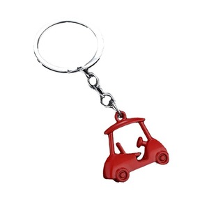 LLavero de moda con estilo 3D Aleación de Metal Mini coche carrito de Golf llavero bolsas colgante llavero accesorios creativos hombres joyería regalo - Product Image 6