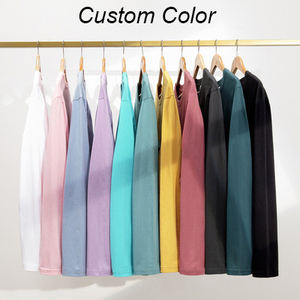 Sweat-shirt en coton solide pour hommes, col ras du cou à fermeture éclair, vêtements personnalisés de haute qualité, vente en gros - Product Image 5