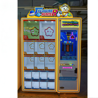 Máquina expendedora automática de premios con Clips, Mini caja ciega comercial, de regalo Clip, máquina de juego de Arcade Treasure Hunter, 1 año de japonés