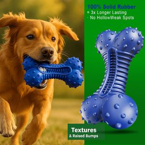 Jouet à mâcher pour chien en nylon TPR, design os, durable et indestructible, vente en gros du fabricant, nouveauté - Product Image 4