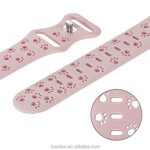 Correa de Silicona Hueca para IWatch Serie 9 8 7 6 SE, Correa con Diseño de Gato para Apple Watch, Banda de 38 40 42 44 45 49mm - Product Image 4