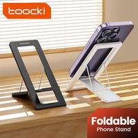 Soporte para Teléfono Móvil Toocki Multi-Escenario, Ultrafino, Portátil, con Ajuste Multi-Angular y Base Antideslizante para Oficina y Estudio
