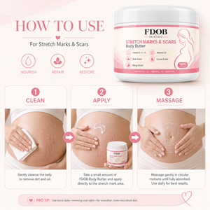 Crème pour le corps biologique à étiquette privée, crème anti-cellulite, crème anti-vergetures, crème raffermissante pour le ventre, crème anti-vergetures - Product Image 5