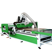 Router CNC de doble husillo Jinan Mosecnc MS-1325RAF de 3 ejes con alimentación automática ATC para uso doméstico, máquina de grabado MDF