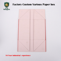 Boîte cadeau pliable à fermeture magnétique personnalisée, boîte en papier pliable avec logo personnalisé