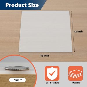 반투명 실리콘 고무 시트, 12 "와이드 X 1/8" 두꺼운 X 12 "긴 고온 고무 매트 - Product Image 4