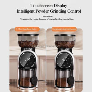เครื่องชงกาแฟเชิงพาณิชย์ระดับมืออาชีพ 220V/110V แรงดันไฟฟ้าคู่ สำหรับใช้ในบ้านและเชิงพาณิชย์ พร้อมเครื่องบดเมล็ดกาแฟเอสเพรสโซ - Product Image 1