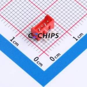 A125F1W1-2R4P12 Wire-to-<b>Board</b> <b>Pin</b> Header Bent Lead Through Hole,P=1.25mm 1x4P 1.25mm Right Angle Insert PicoBlade (MX 1.25) - Product Image 1