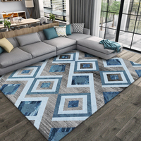 Tapis de salon imprimé en 3D personnalisé tapis étincelant en velours belle fleur de glace tapis en velours diamant doré