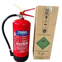 Cylindre extintor CE, extincteur de sortie d'usine personnalisé 1kg 4kg 5kg 6kg 9kg pour feux de peinture