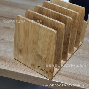Office Organizer Wooden Desktop <b>Storage</b> Box With <b>File</b> Slots For Office Desk Organization Multifunctional Stationery Holder - Product Image 3