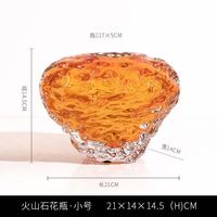 M Fine Cristal Verre Vase Creative Foyer Table Vase Décor Salon Arrangement De Fleurs Haut De Gamme Décoration Modèle Chambre