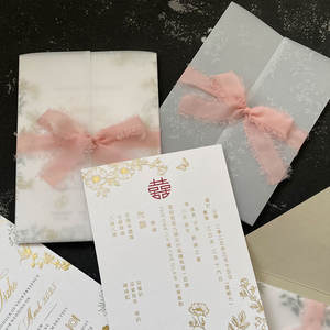 Invitation de <span class=keywords><strong>mariage</strong></span> de carte Laser personnalisée de haute qualité, arc, enveloppe <span class=keywords><strong>en</strong></span> papier <span class=keywords><strong>parchemin</strong></span>, carte de Noël - Product Image 6