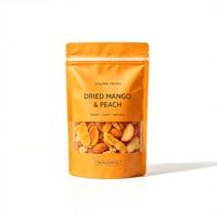 Sachet refermable à fermeture éclair pour fruits secs, emballage alimentaire, pochettes de conservation, impression de logo personnalisée
