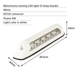 Luz LED Impermeable de 12V para <span class=keywords><strong>Toldo</strong></span> de Autocaravana, <span class=keywords><strong>Remolque</strong></span> o Caravana - Product Image 3
