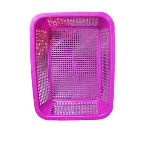 Cesta rectangular grande de plástico para verduras, colador cuadrado, cesta para lavar verduras, cesta para frutas, cesta de drenaje, caja de plástico - Product Image 5