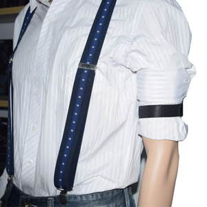 2 pièces/paire de serre-manches élastiques pour femmes et hommes, pour occasions formelles, mariages, cocktails, événements, et comme bandes de manchette - Product Image 1