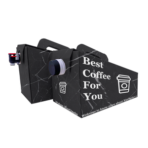 Boîte à café à emporter écologique de 96 oz, logo personnalisé, sac à café jetable de 2 L pour café, bière, whisky, vodka, soda - Product Image 3