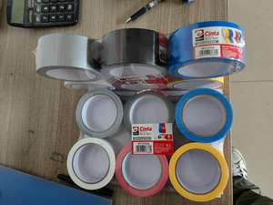 Ruban adhésif acrylique sensible à la pression en tissu coloré ERP, résistant et durable, pour usage industriel, réparation et fixation - Product Image 1