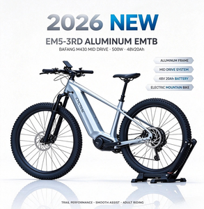Bicicleta Eléctrica de Montaña 2026 New Twitter EM5-3rd de Aluminio EMTB con Motor Central Bafang M430 de 500W 48V20Ah - Product Image 1