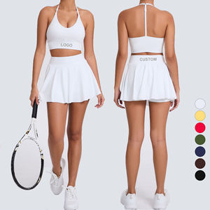 Conjunto de falda de tenis para mujer, ropa de gimnasio, faldas de tenis plisadas ligeras y cómodas para niñas, conjuntos de Fitness para gimnasio, conjunto de ropa de tenis - Product Image 1
