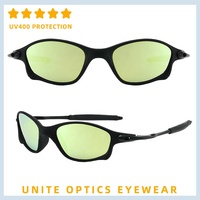 Nouveautés Lunettes de soleil de sport pour hommes avec protection UV, futuristes, enveloppantes, anti-éblouissement, à verres miroir, pour le cyclisme et la course à pied en extérieur