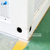 Maison préfabriquée portable Zhongnan, conteneur d'hôtel à structure plate de 20 pieds, couleur personnalisable, démontable, 2 à 3 chambres, maison miniature bon marché