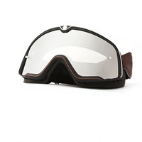Nouvelles lunettes de protection vintage style Harley pour moto, coupe-vent et anti-UV400, pour casque de moto, supporte la personnalisation du logo OEM, vente en gros