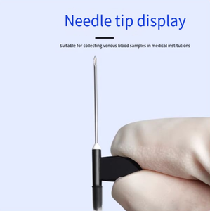 เข็มเจาะเลือดดำแบบใช้ครั้งเดียวชนิดปลอดเชื้อทางการแพทย์ขนาด <span class=keywords><strong>21g</strong></span> แบบปีกผีเสื้อ พร้อมเทคโนโลยีสุญญากาศ เกรดเครื่องมือทางการแพทย์ประเภทที่ 3 - Product Image 1