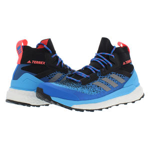 Zapatos de Senderismo para Hombre Adidas Terrex Free Hiker Primeblu, Botas de Senderismo Impermeables y Cómodas, Azul/Negro |   100% Auténtico - Product Image 3