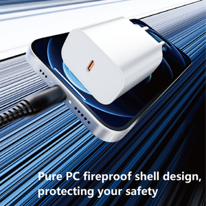25W siêu gan Loại-C sạc du lịch phổ sạc nhanh Power <span class=keywords><strong>Adapter</strong></span> với OTP bảo vệ cho Samsung - Product Image 5
