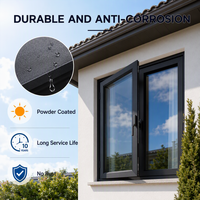 Ventana Abatible y Giratoria de Aluminio Personalizada, con Rotura de Puente Térmico, Vidrio Low-E, Ahorro de Energía, Insonorizada, para Viviendas y Residencias