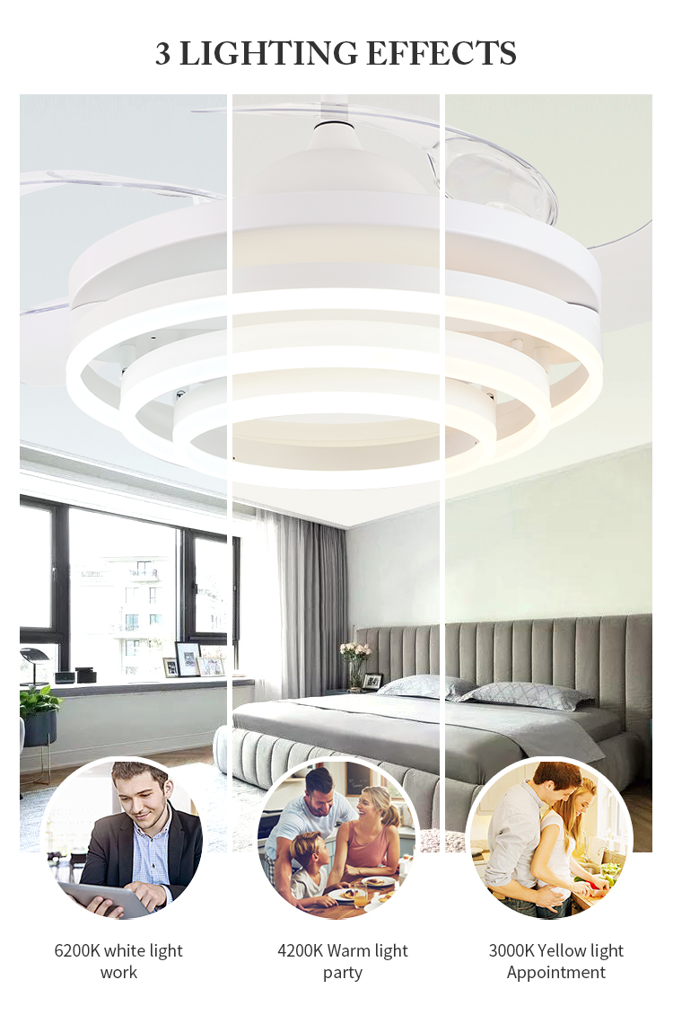 Breezelux fans with lamp