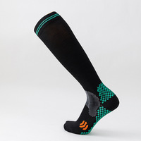 Chaussettes de pression de sport professionnel Super Elite pour homme-Chaussettes de compression de hauteur d'équipage pour la course à sauter à la corde