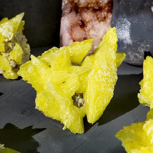 Espécimen de Cristal Natural en Bruto, <span class=keywords><strong>Piedra</strong></span> de <span class=keywords><strong>Azufre</strong></span> Amarillo, Forma Irregular de Alta Calidad, Decoración Coleccionable para el Hogar - Product Image 4