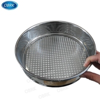 Laboartory Standard Stainless Steel Soil Sieve Analysis Test Sifter Shaker Sieve Mesh
