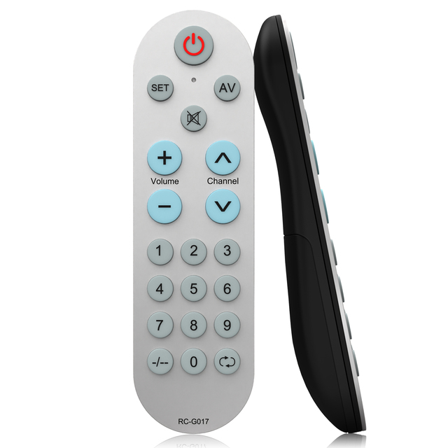 Big Button Universal Remote Control with Backlit, Replaces All Infrared Remotes for TVs, DVD Players, Set-Top Boxes & More