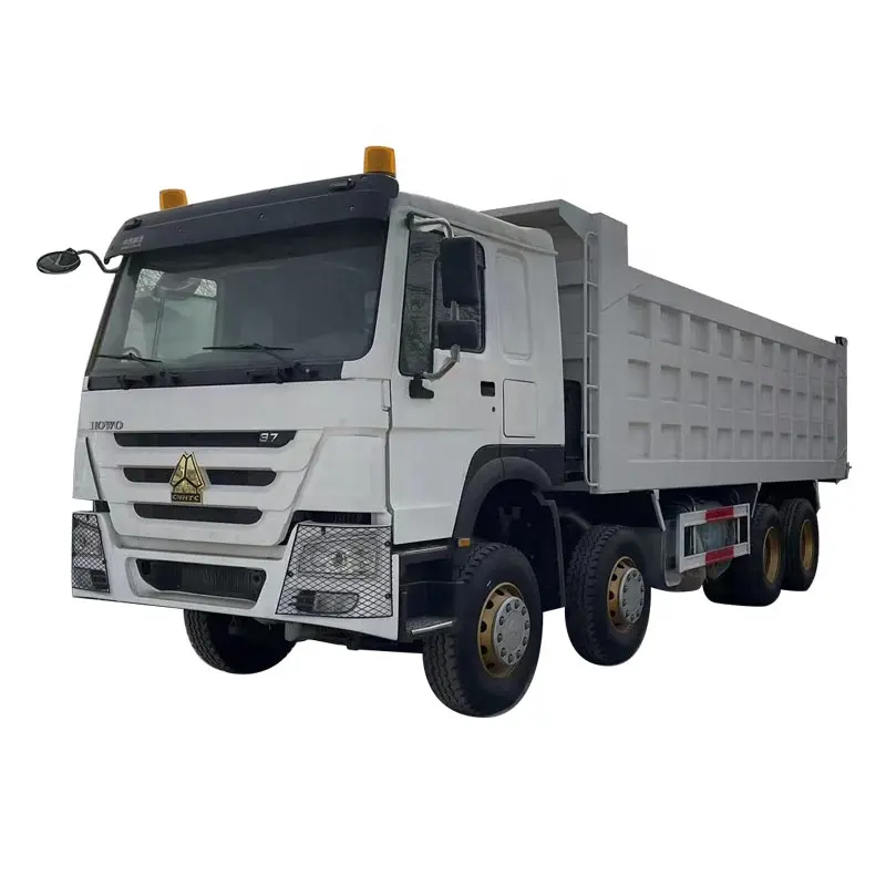 รถดัมพ์ Sinotruck HOWO มือสอง คุณภาพดี ราคาต่ํา HOWO 8x4 6x4 4x2 371hp รถดั๊มพ์