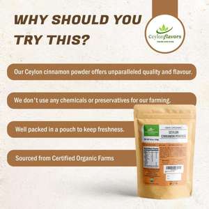 Wholesale Finest Sweet Certified Organic True Real Ceylon Cinnamon Powder from Sri Lanka - Product Image 5