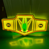 Led Ceinture Forme Personnaliser Logo Led Bouteille Présentateur Affichage Glorifier pour Discothèque Lounge