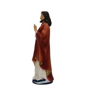 ZICOM Figure de Jésus-Christ peinte à la main de 13 cm avec sculpture de cœur Origine Allemagne (Modèle 9069-H054-15) - Product Image 3